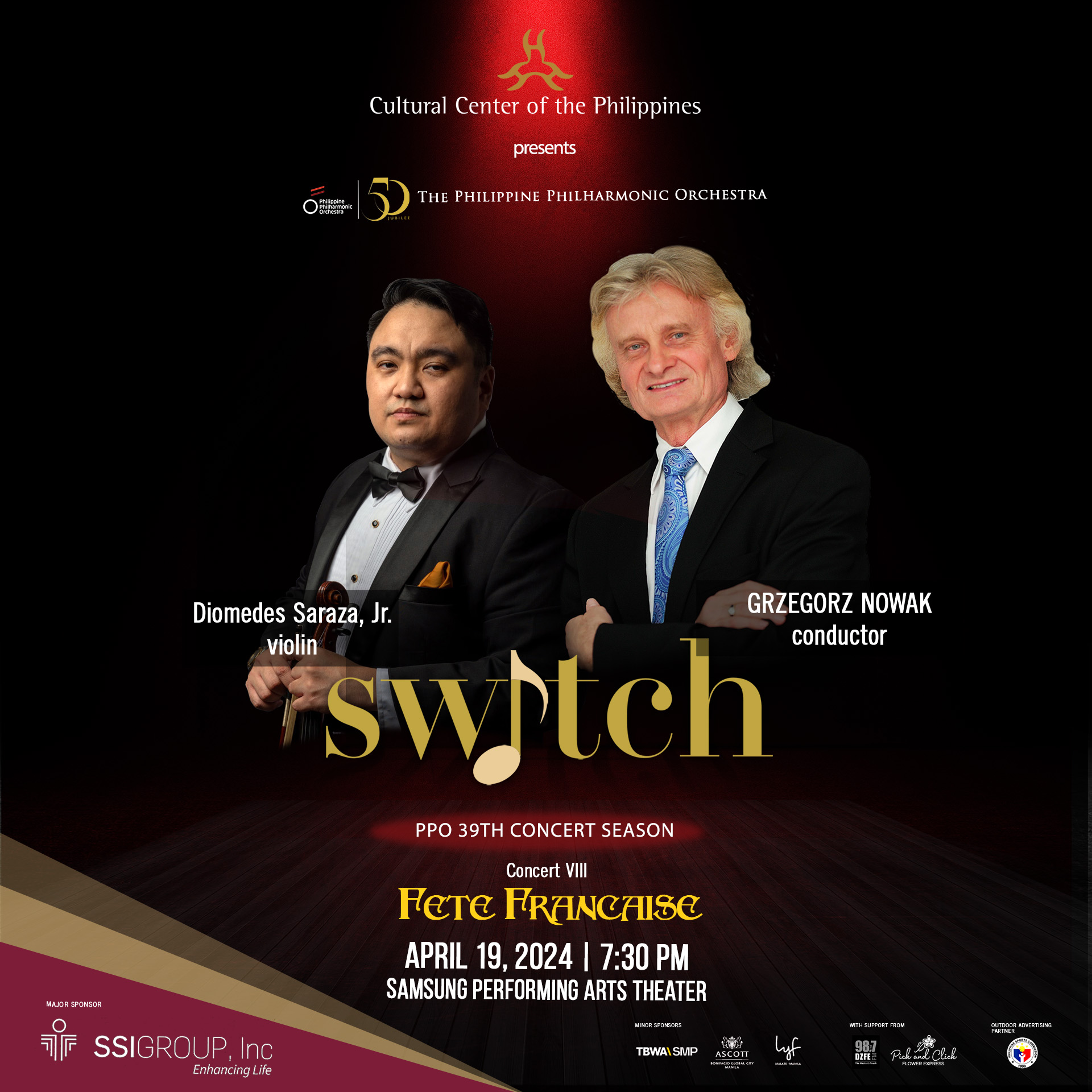 Philippine Philharmonic Orchestra Concert Series VIII: Fete Franchaise Image