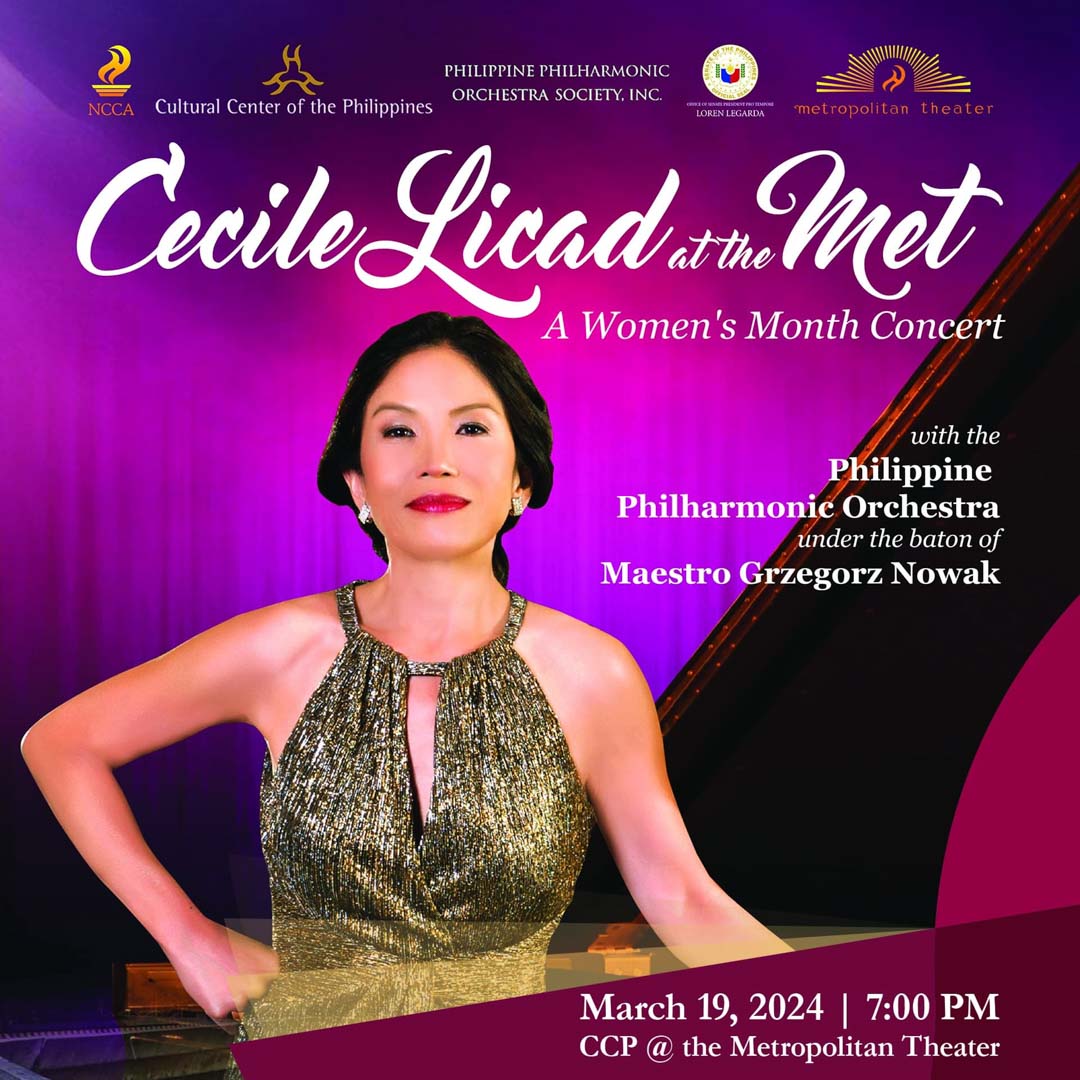 Cecile Licad at the MET: A Women's Month Concert Image