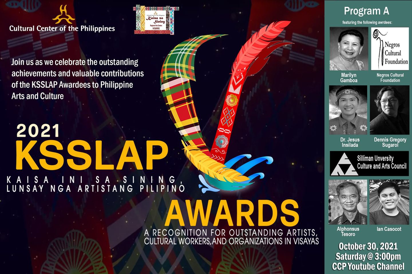 Kaisa Ini sa Sining, Lunsay nga Artistang Pilipino Awards 2021  (Set A) Image