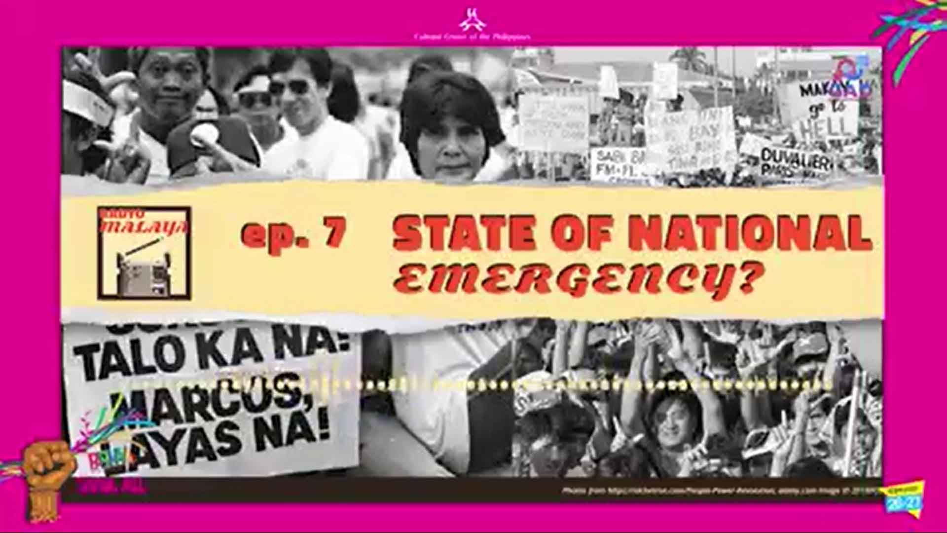 Pasinaya Open House Festival 2022: Radyo Malaya - State of National Emergency? (Episode 7) Image